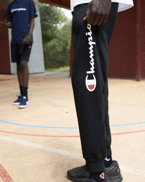 Champion Logo Cuff Track Pants for Mens