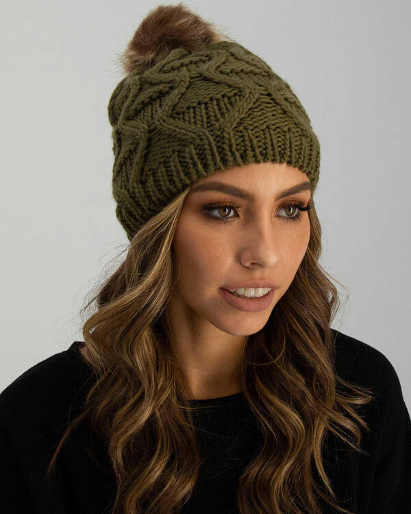 Mooloola Dani Pom Pom Beanie for Womens