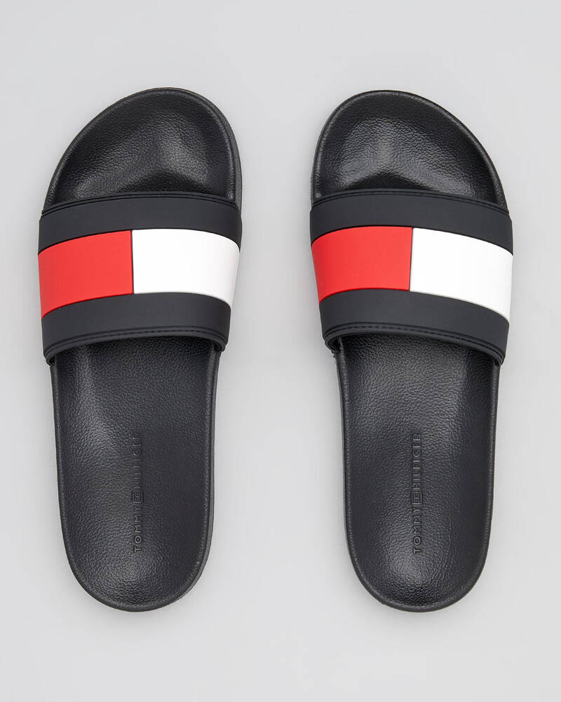 Tommy Hilfiger Essential Flag Pool Slides for Mens