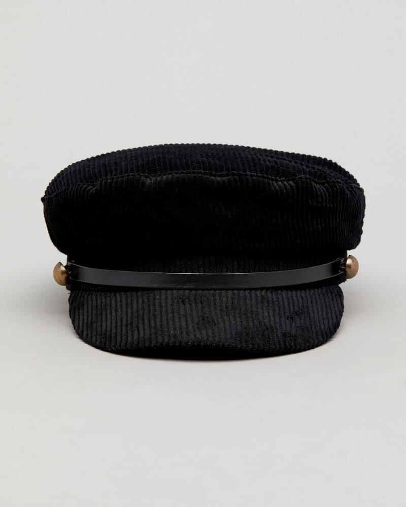 Mooloola Geoff Cord Lieutenant Cap for Womens