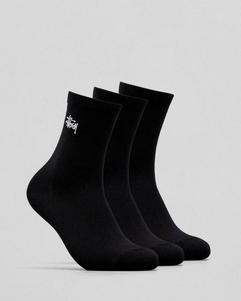 Stussy Womens Graffiti Crew Sock Pack for Womens