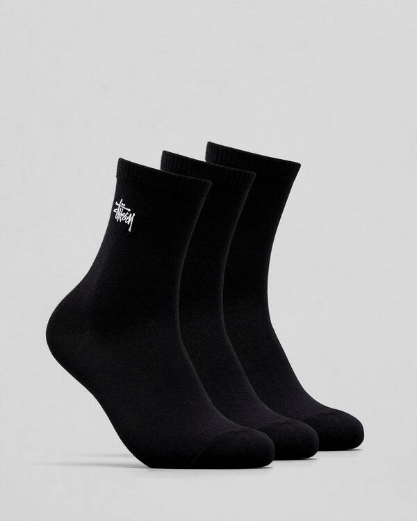 Stussy Womens Graffiti Crew Sock Pack for Womens