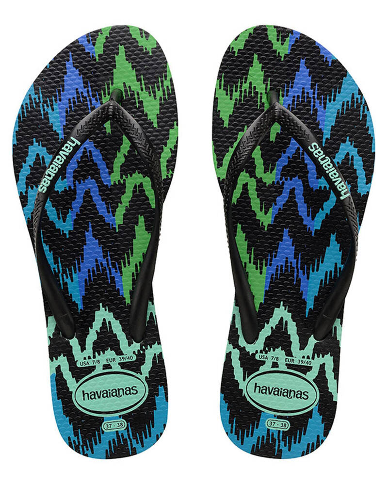 Havaianas Slim Tribal Thongs for Womens
