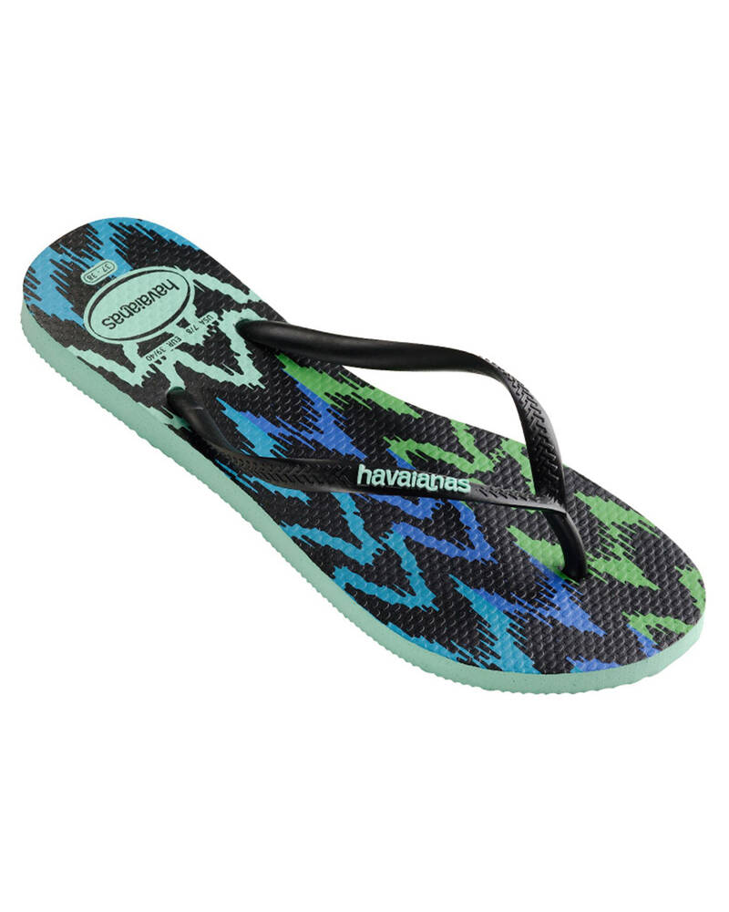 Havaianas Slim Tribal Thongs for Womens
