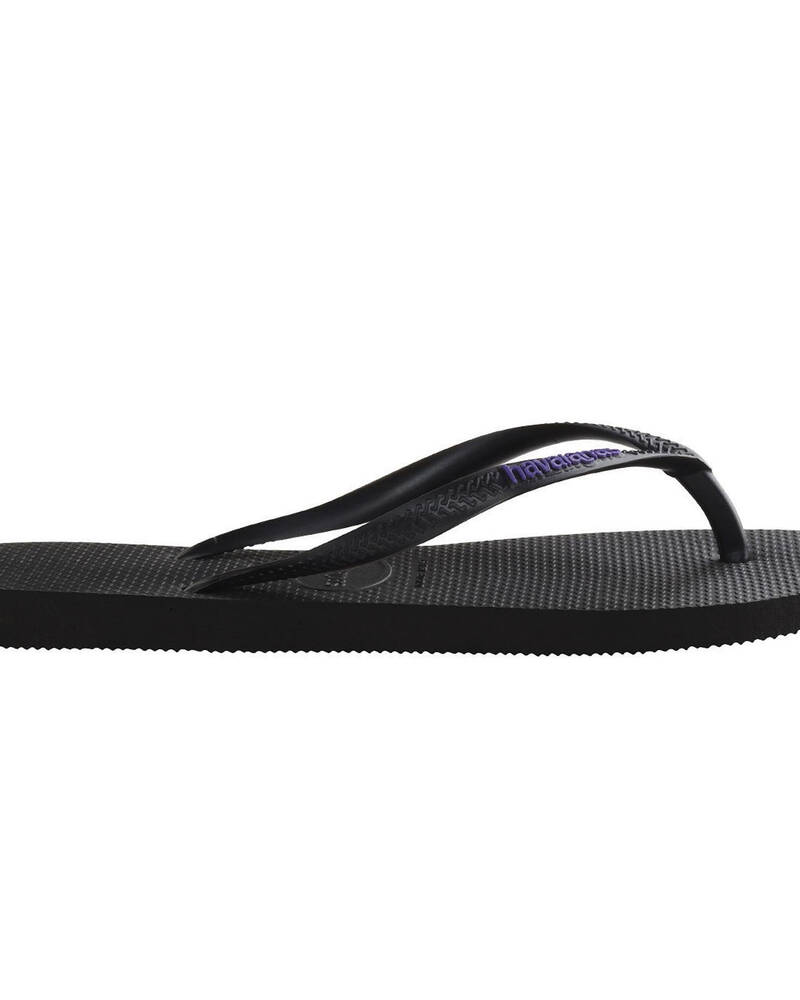 Havaianas Slim Logo Thongs for Womens