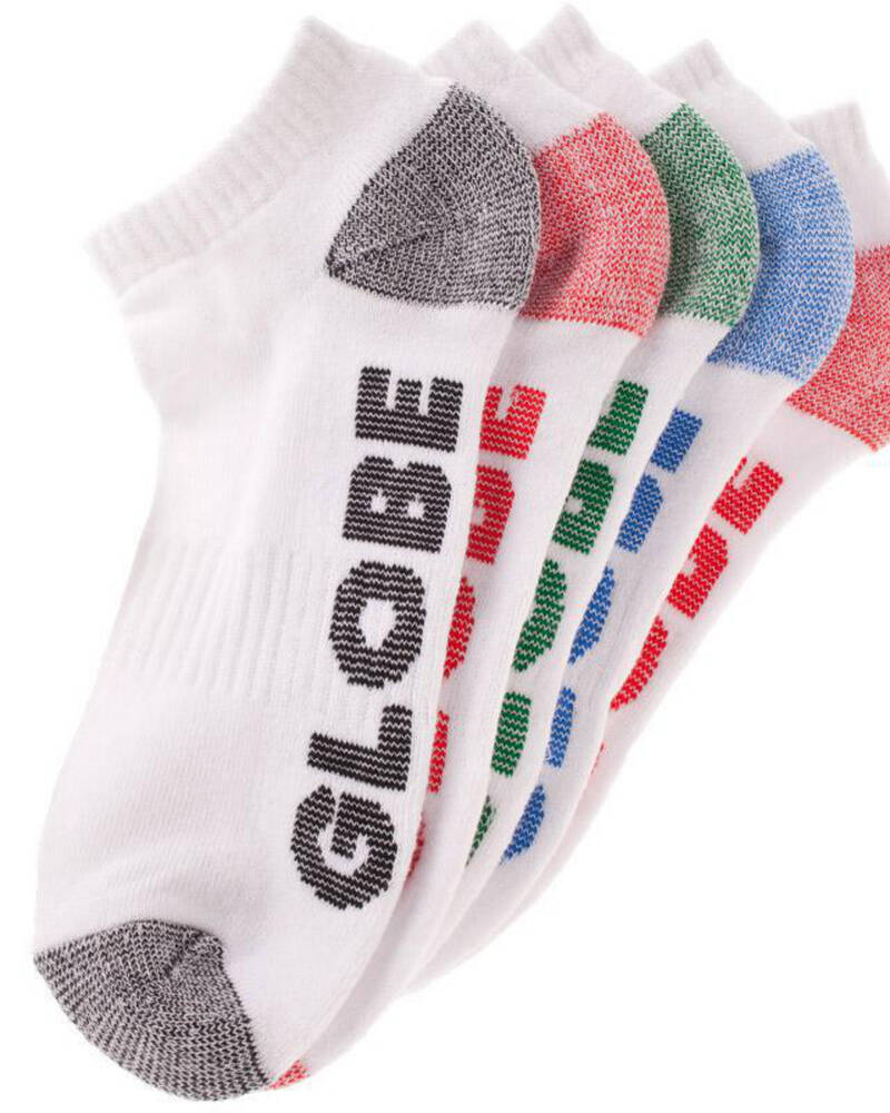 Globe Marle 5 Pack Ankle Socks for Mens