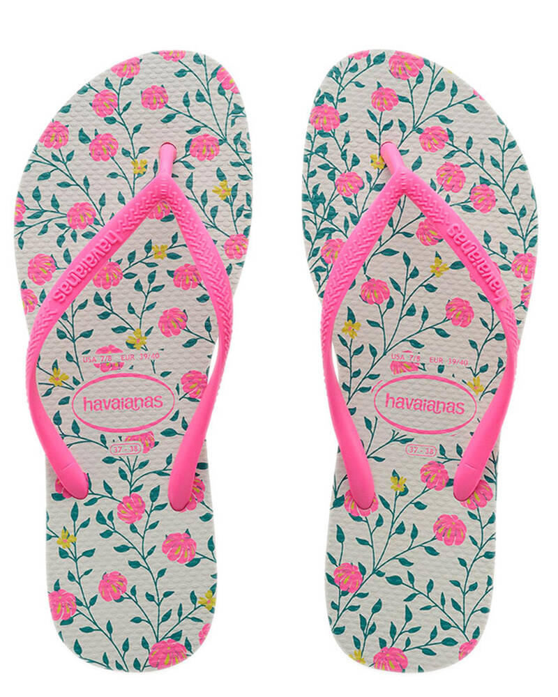 Havaianas Slim Prints Thongs for Womens