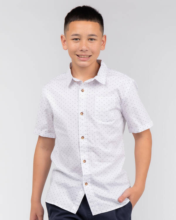 Lucid Boys' Atomic Short Sleeve Shirt for Mens