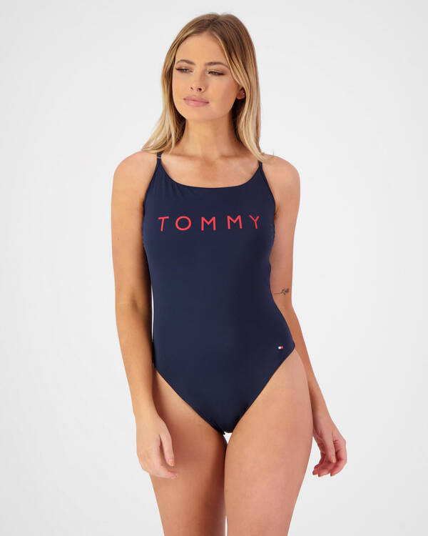 Tommy Hilfiger Core Solid Basic One Piece for Womens