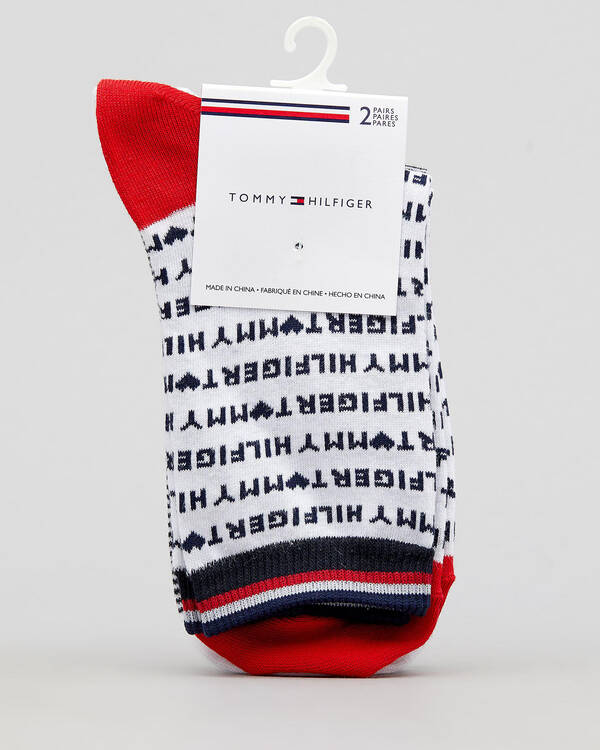 Tommy Hilfiger Womens Tommy Heart Sock Pack for Womens