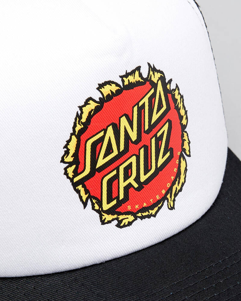Santa Cruz Boys' Breaker Dot Trucker Cap for Mens