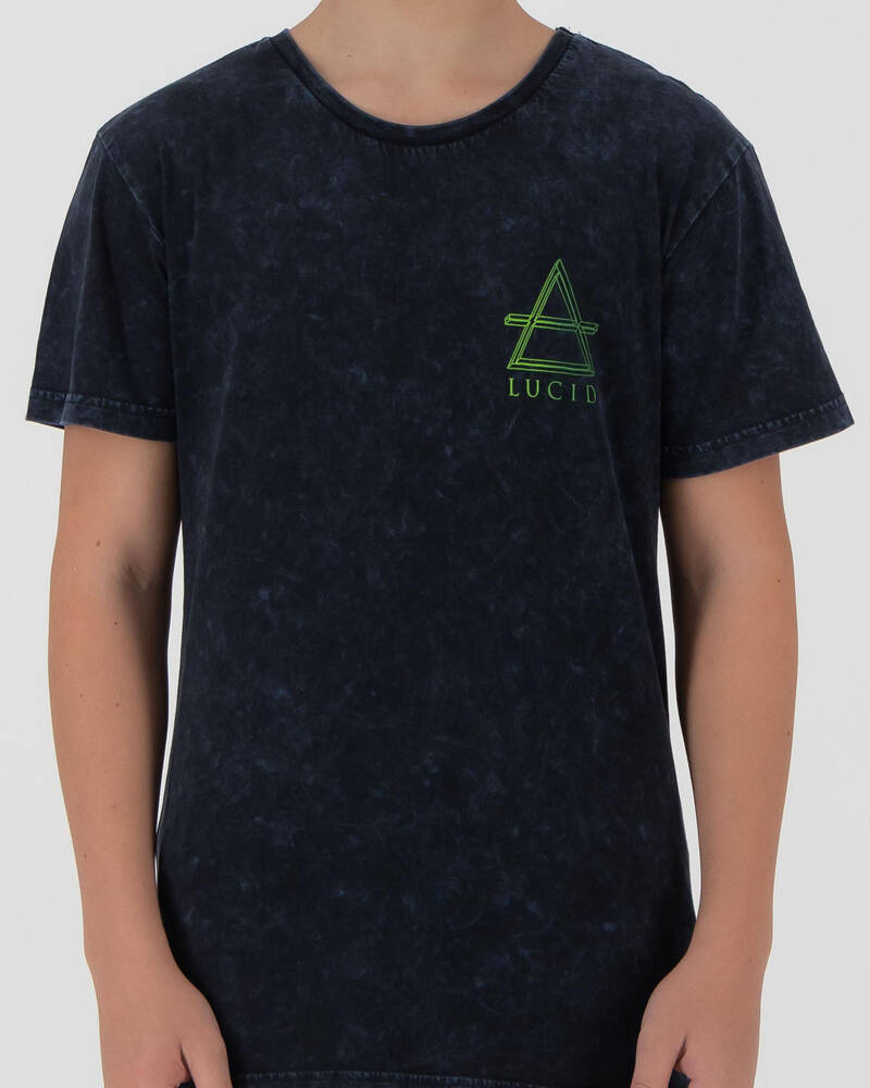 Lucid Boys Geomet Dimension T-Shirt for Mens