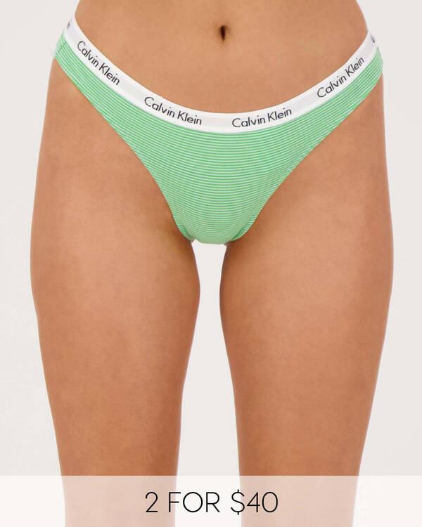 Calvin Klein Carousel Thong for Womens