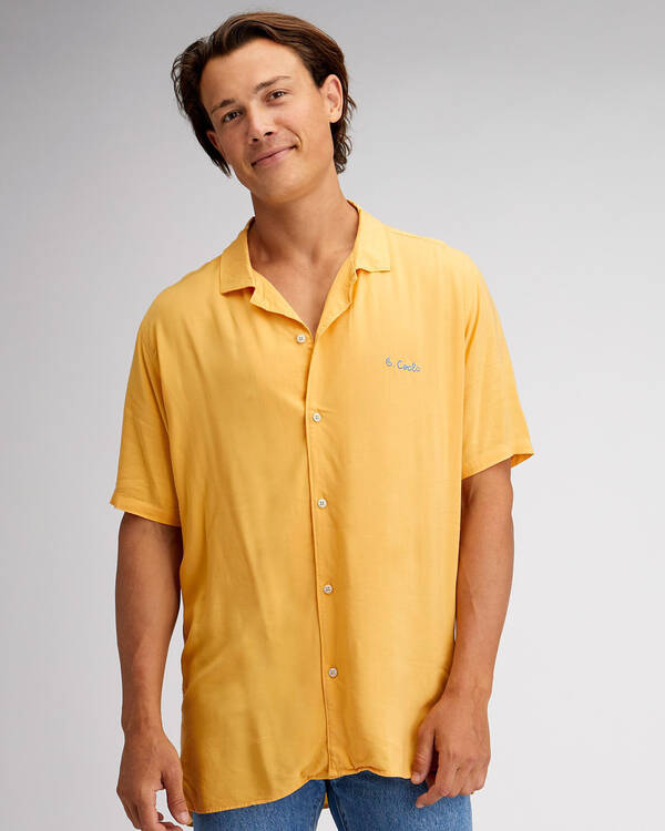 Barney Cools Holiday Camp Short Sleeve Shirt for Mens