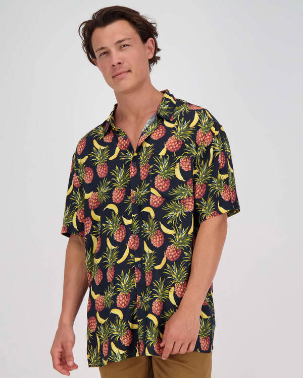 Lucid Summery Bliss Short Sleeve Shirt for Mens