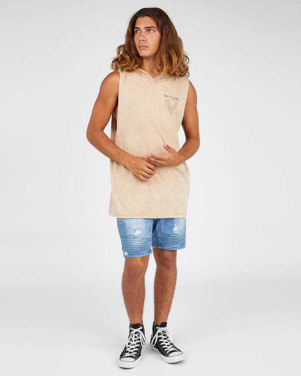 Skylark Bermuda Hooded Muscle Tank for Mens
