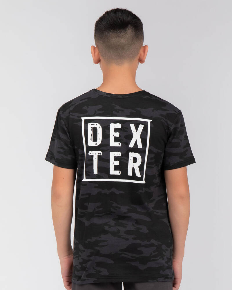 Dexter Boys Camo Puncture T-Shirt for Mens