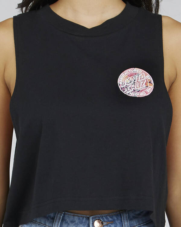 Santa Cruz Vintage Rose Tank Top for Womens