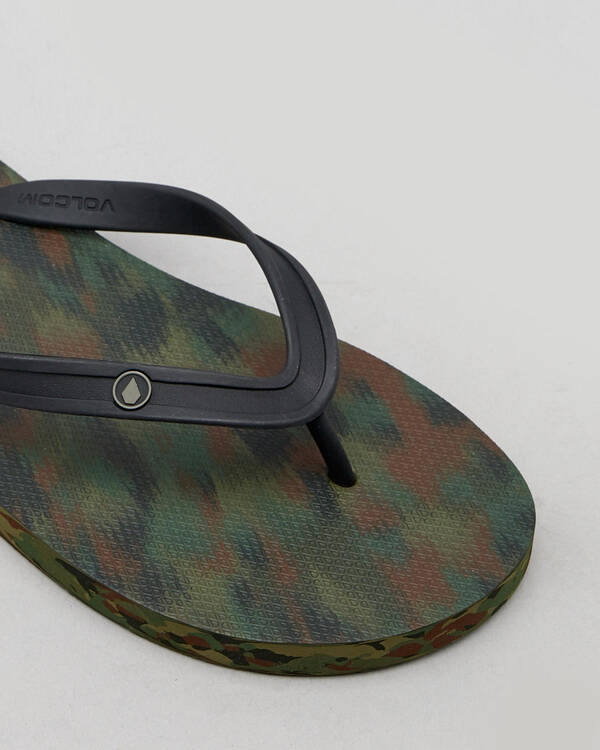 Volcom Rocker 2 Solid Thongs for Mens