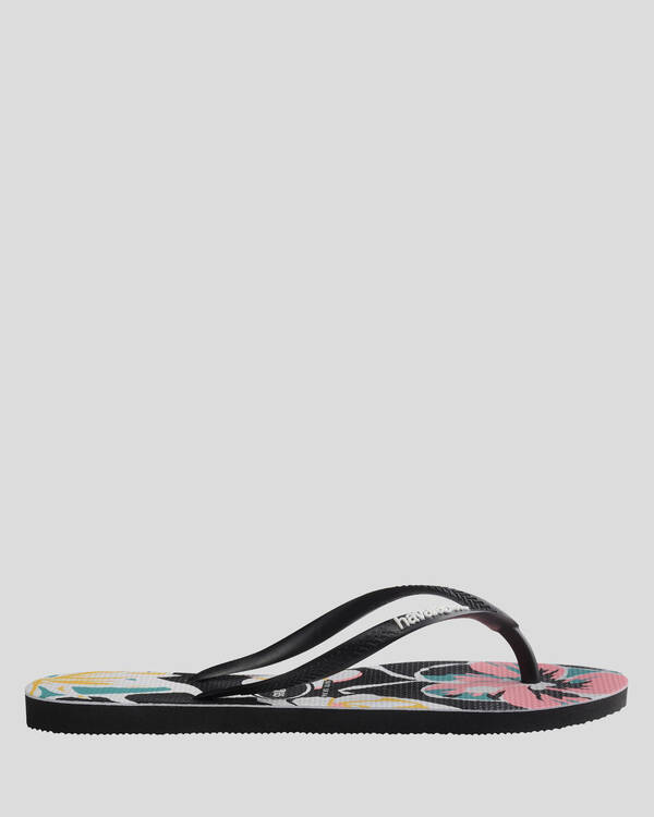 Havaianas Kids' Slim Print Floral Thongs for Womens