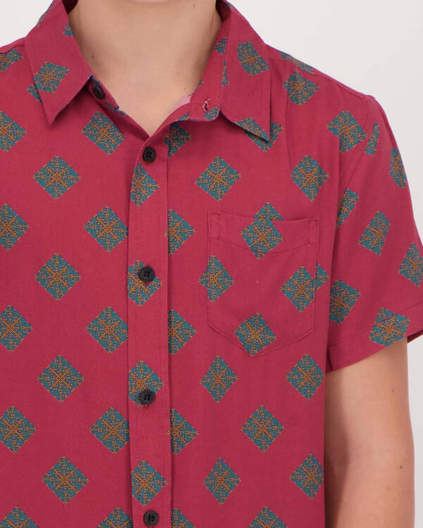 Skylark Boys Prism Short Sleeve Shirt for Mens