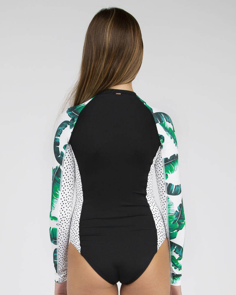 Topanga Girls' Isle Palms Long Sleeve Surfsuit for Womens