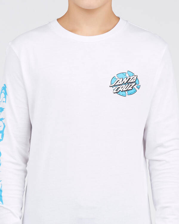 Santa Cruz Boys Bone Slasher Long Sleeve T-Shirt for Mens