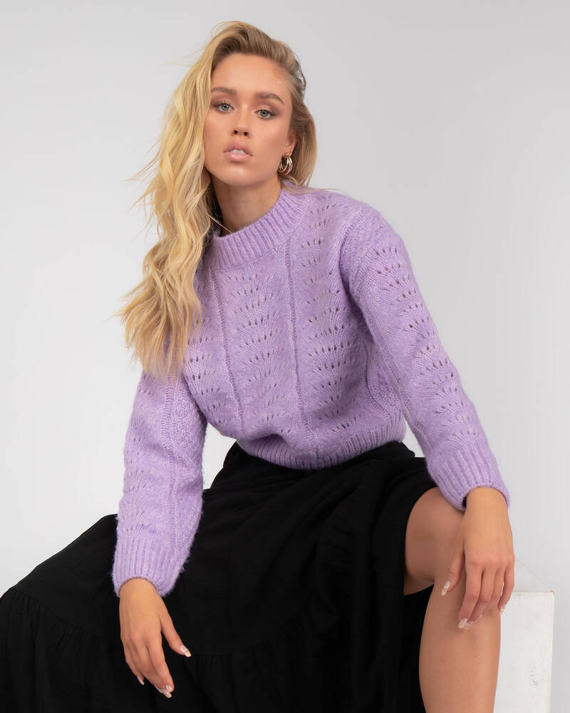 Rose Bullet Silver Lining Knit for Womens