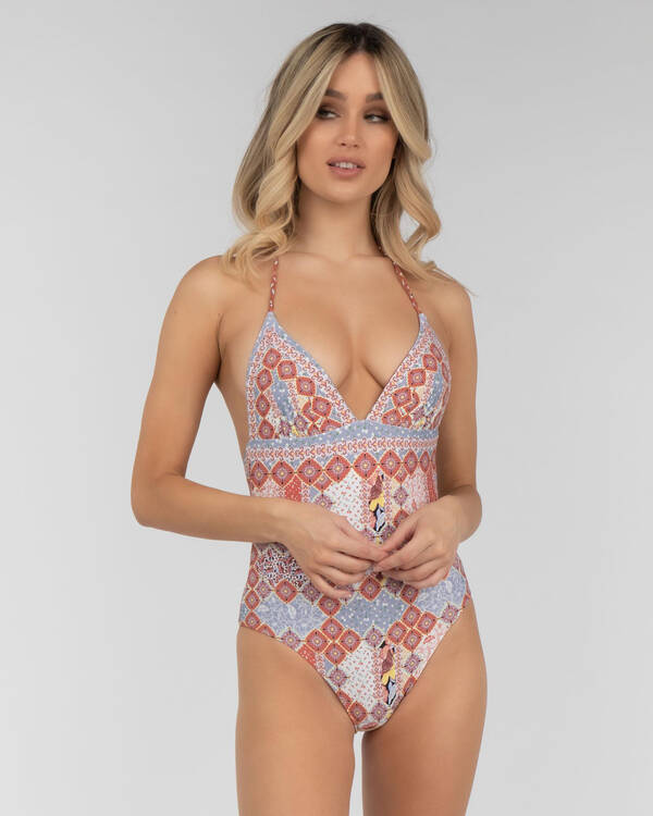 Rusty Casa Marina Reversible One Piece Swimsuit for Womens