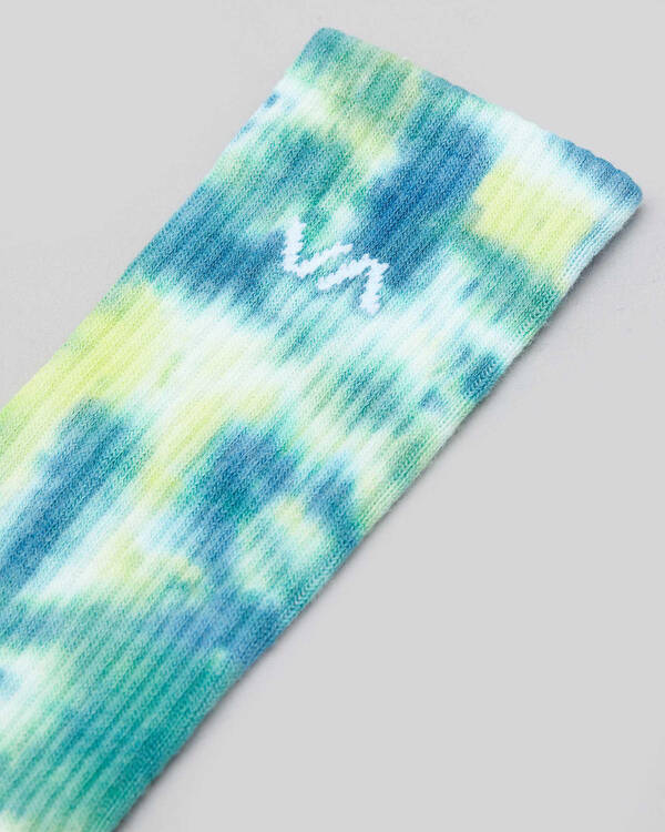 RVCA Tie Dye Crew Socks for Mens