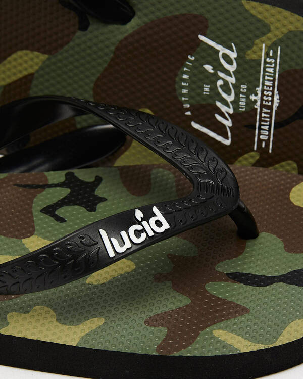 Lucid Lucid Wedge Camo Thongs for Mens