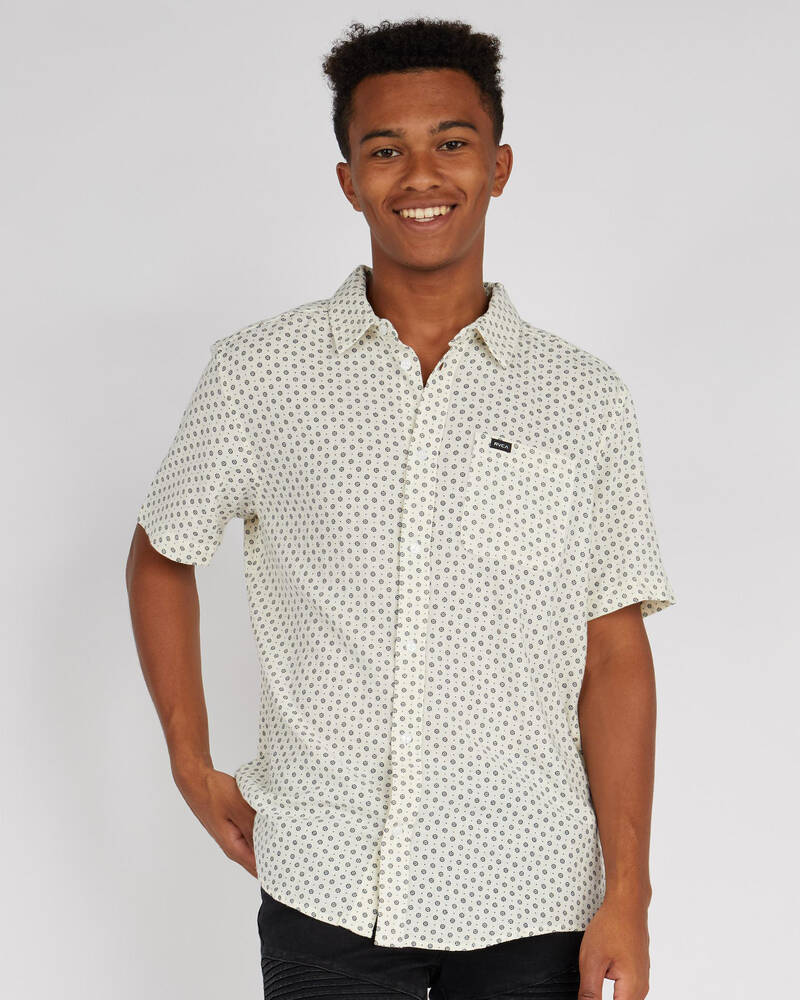 RVCA Gauze Dot Shirt for Mens