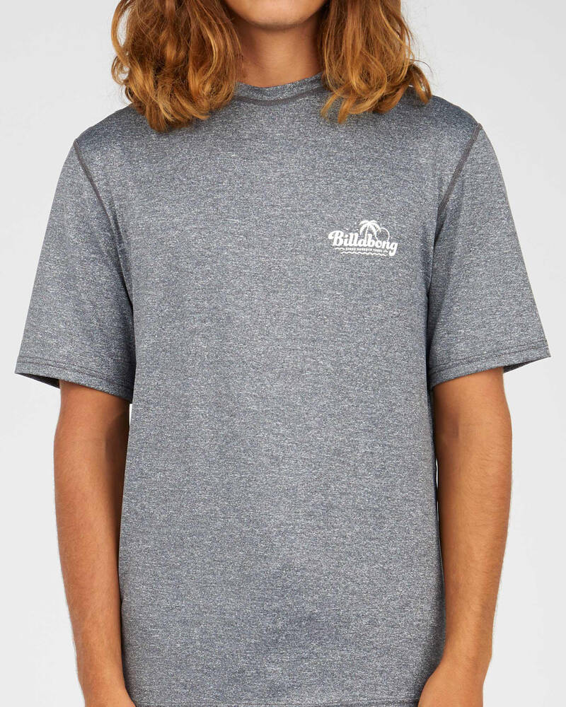 Billabong Beach Logo Rash Vest for Mens