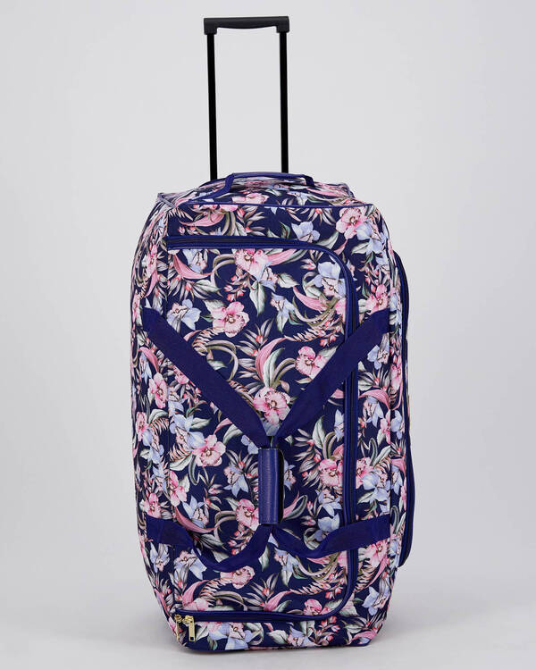 Mooloola Flora Large Wheeled Travel Bag for Womens