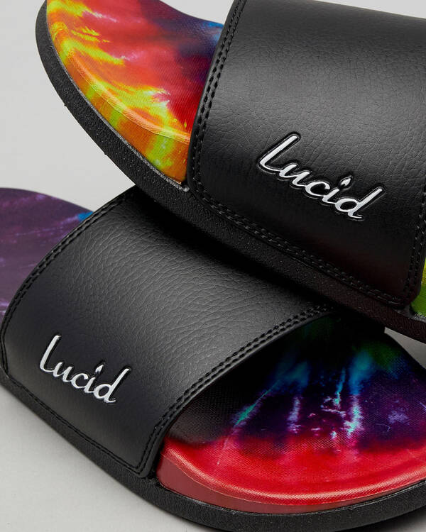 Lucid Tie Dye Slides for Mens