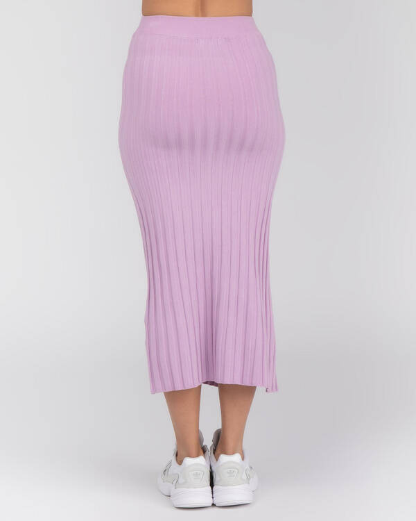 Ava And Ever Halsey Knit Midi Skirt for Womens