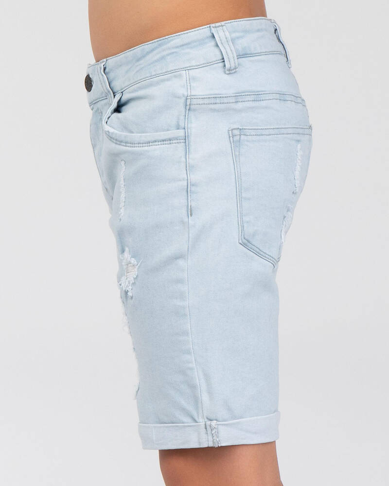 Lucid Boys' Backfire Denim Shorts for Mens