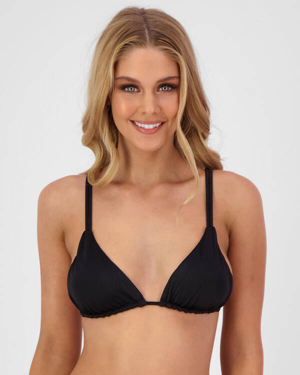 RVCA Solid Bikini Top for Womens
