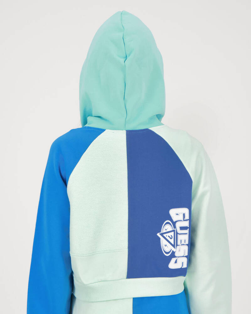 GUESS Jeans Balvin Colour Block Hoodie for Womens