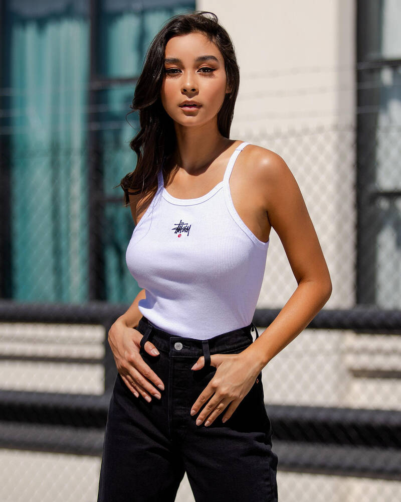 Stussy Grafitti Singlet Top for Womens