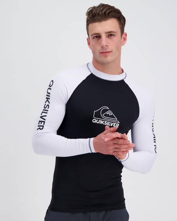 Quiksilver Tour Long Sleeve Rash Vest for Mens