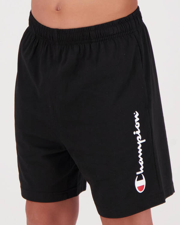 Champion Boys' Champion Script Jersey Shorts for Mens