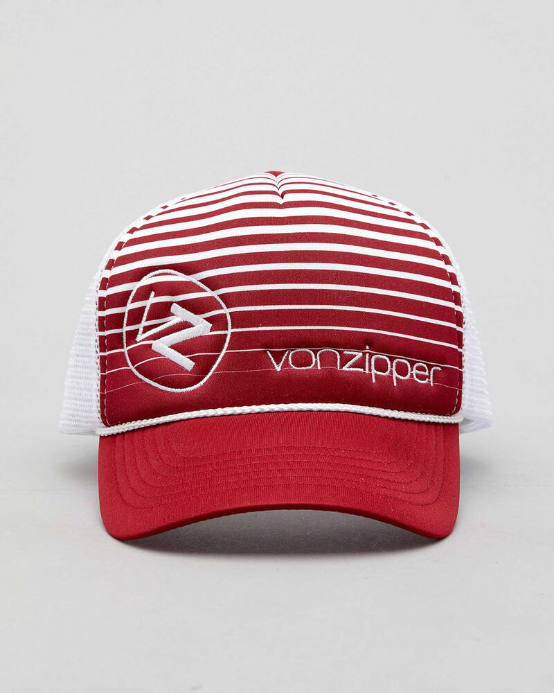 VonZipper Moby Coloured Lines Trucker Cap for Mens