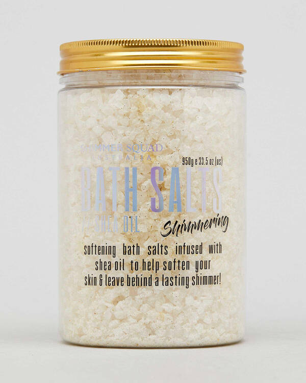 Shimmer Squad Gold Bath Salts for Womens
