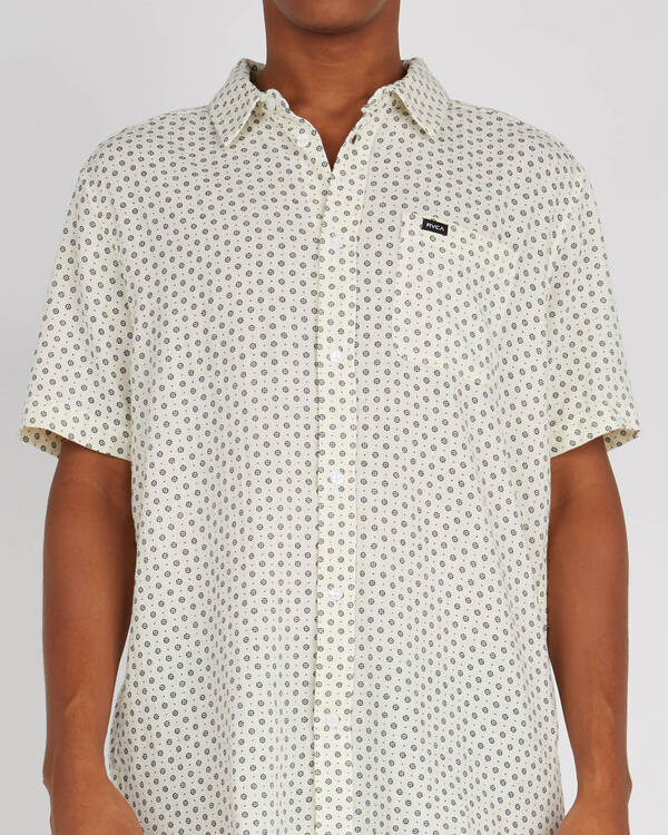 RVCA Gauze Dot Shirt for Mens
