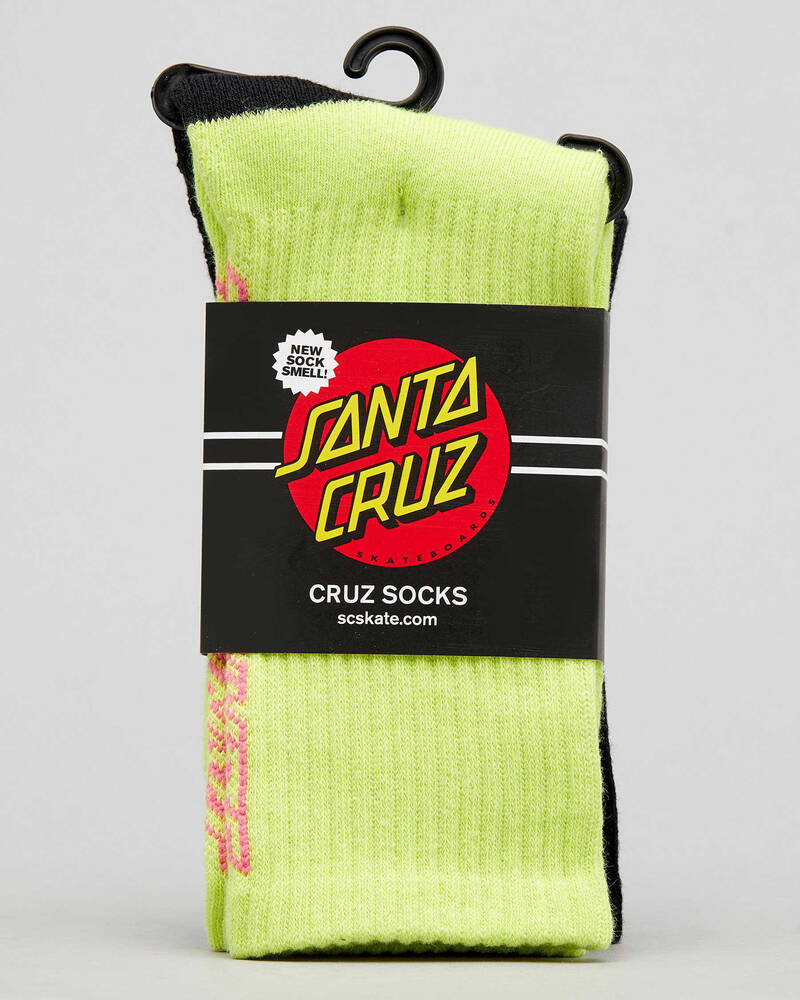 Santa Cruz SC Strip Sock 2pk for Mens