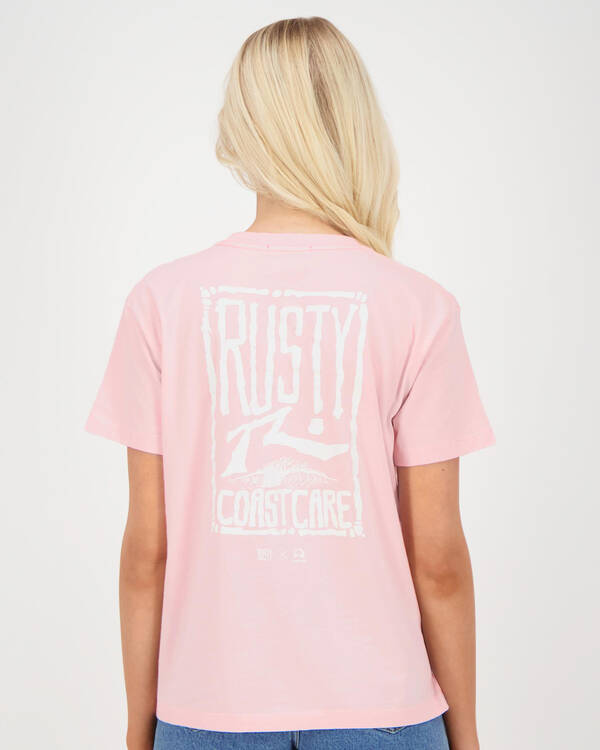 Rusty Coast Care T-Shirt for Womens
