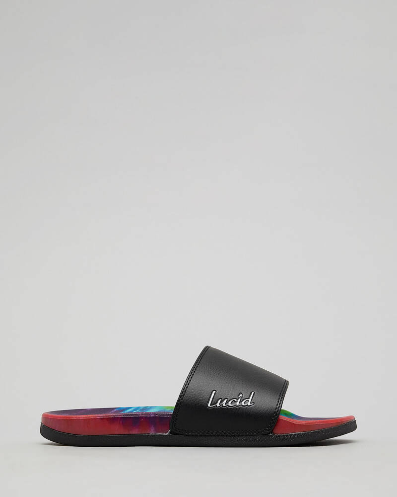 Lucid Tie Dye Slides for Mens