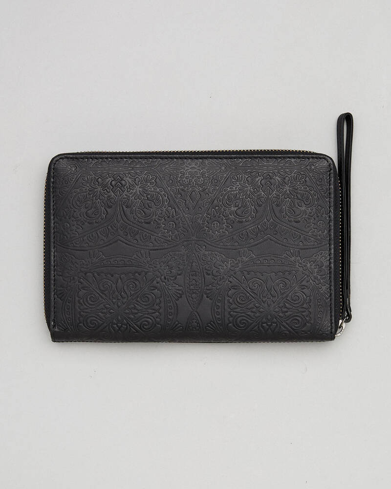 Volcom Kaleidostone Leather Wallet for Womens