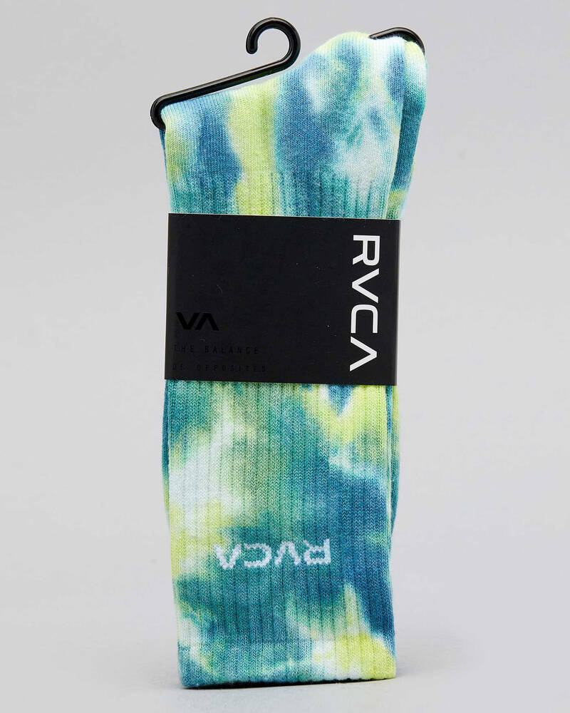 RVCA Tie Dye Crew Socks for Mens